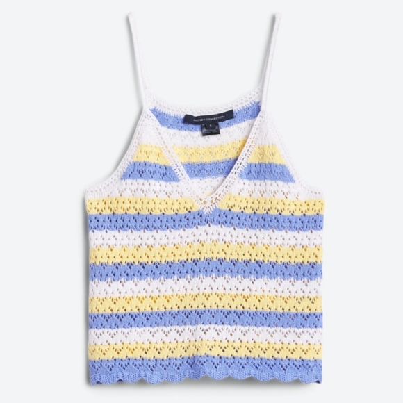 Cropped Knitted Tank Top - Picture 3 of 4